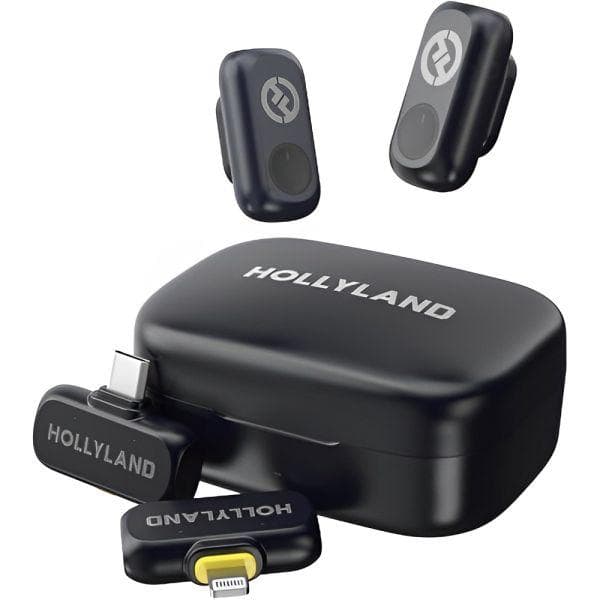 Microfone Hollyland Lark A1 Combo Preto