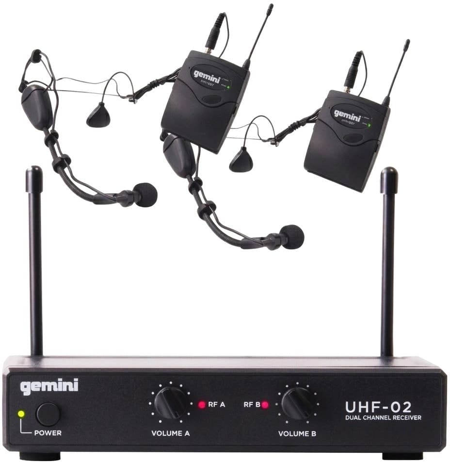 Microfone Sem Fio Gemini Uhf-02HL-S12