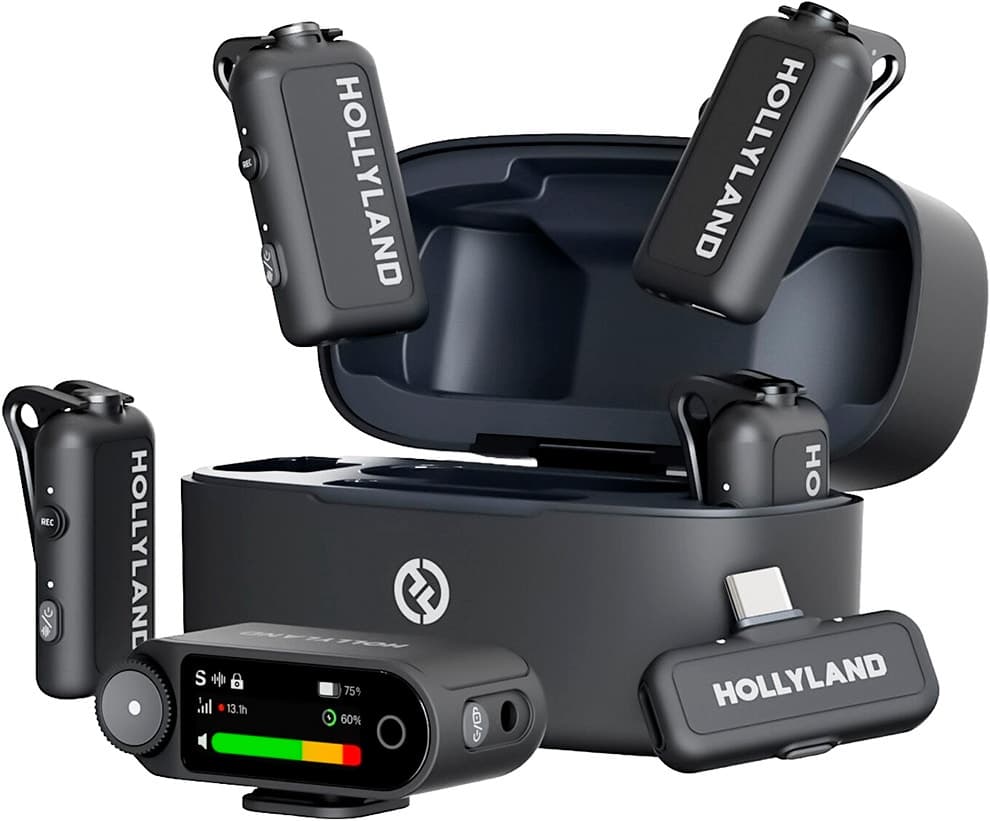 Microfone Sem Fio Hollyland Lark Max 2 - Preto