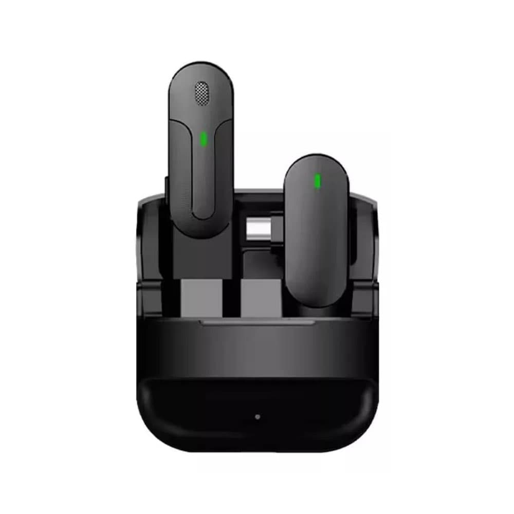 Microfone Tomate Mt-2215A Sem Fio Wi-Fi Preto