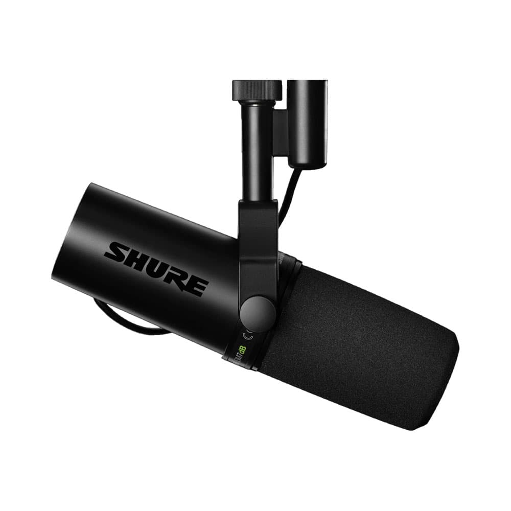 Microfone Vocal Dinâmico Shure SM7dB Preto