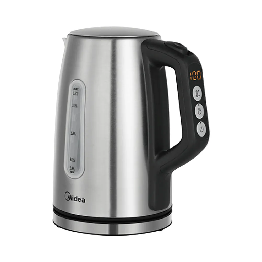 Chaleira Elétrica Midea Mk-17S30B2-E5 1.7L 2200W 220V 50/60Hz Prata