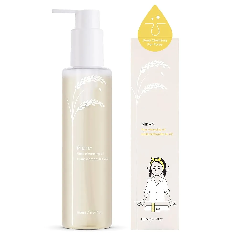 Limpador Iluminador Midha com Arroz Integral e Vitamina C 150ml