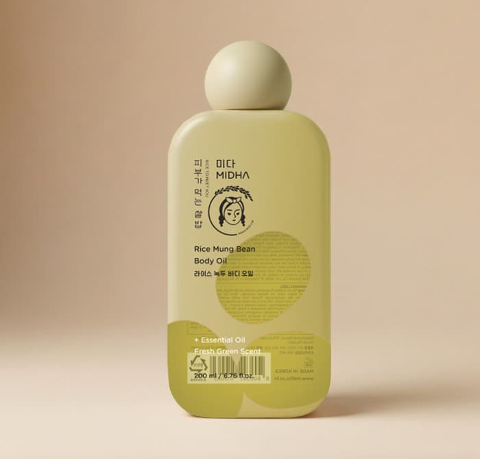 Óleo Corporal Midha Mung Bean 200ml