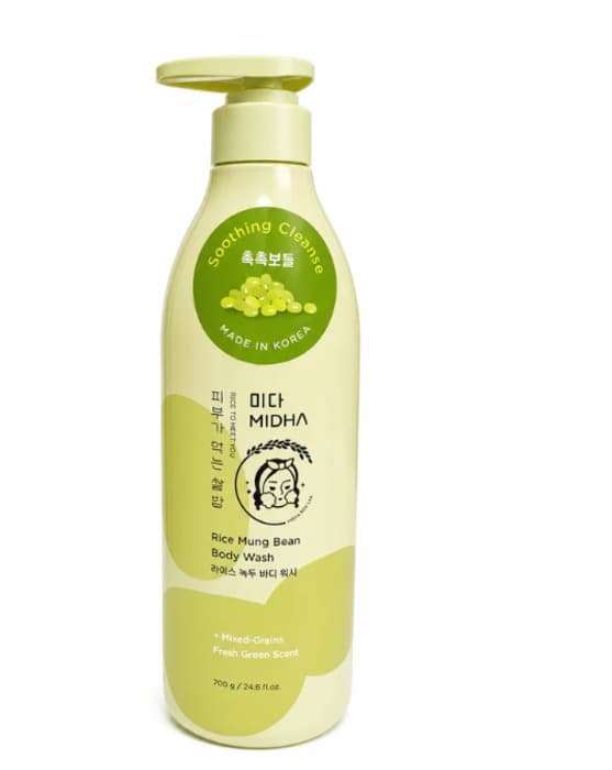 Sabonete Líquido Corporal Midha Rice Mung Bean 700ml