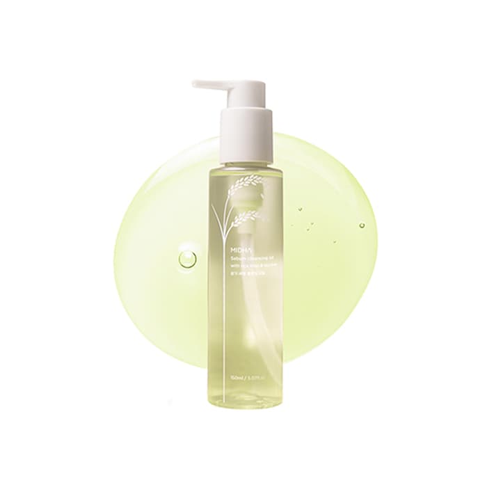 Óleo de Limpeza Facial Midha com Arroz e Tea Tree 150ml