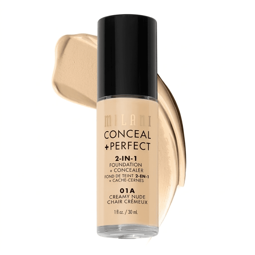 Base Líquida Milani Conceal + Perfect 01A Creamy Nude