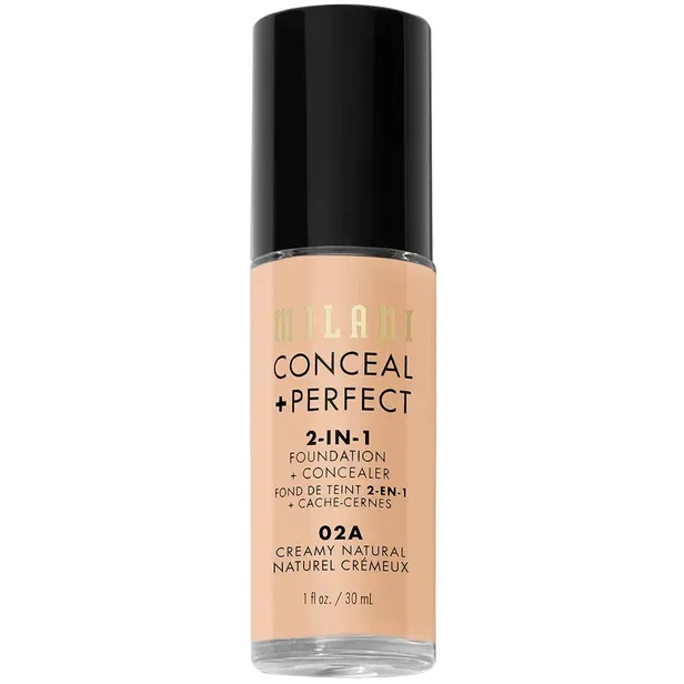 Base Líquida Milani Conceal+perfect 02A Creamy Nat