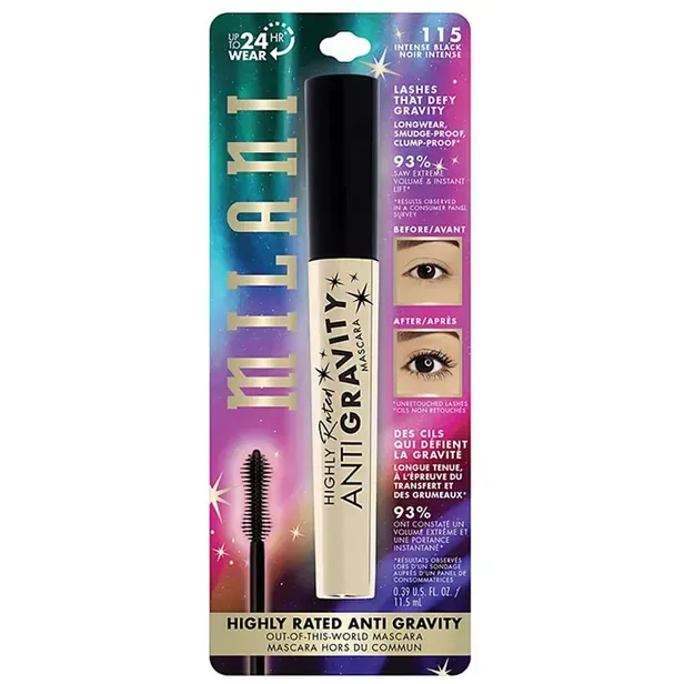 Máscara de Cílios Milani Highly Rated 115 Intense