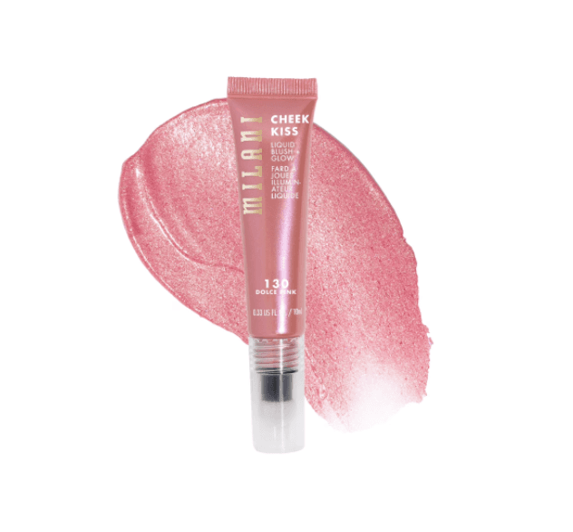 Blush Líquido Milani Blush+glow Cheek Kiss 130 Dolce Pink 10ml
