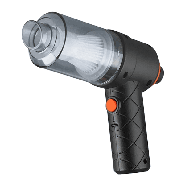 Mini Aspirador de Pó Portátil Handheld Vacuum Cleaner Yt-M2039 4 Em 1 7.4V Preto