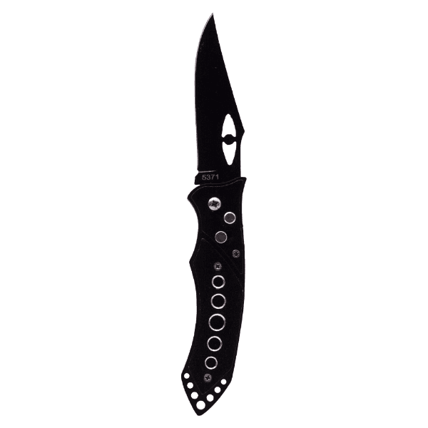 Mini Faca Canivete Tático Knife Nf5371 20.5Cm Retrátil Portátil Preto
