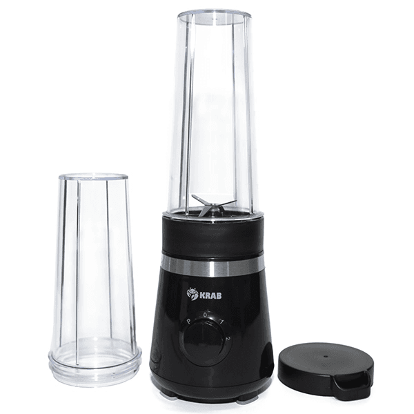 Mini Liquidificador Krab Kblp60 600W 600ml 2 Velocidades + Pulsar 220V ~ 50/60Hz Preto
