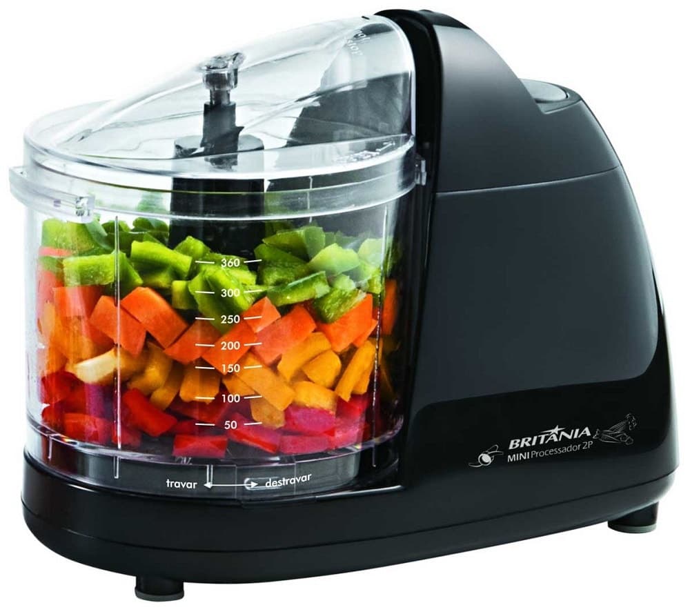 Mini Processador Britânia Express 2P 160W 220V 50Hz