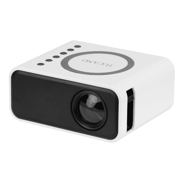 Mini Projetor LED Tucano Tc-T30 12V / 2A / 24W / USB / Aux - Preto/Branco