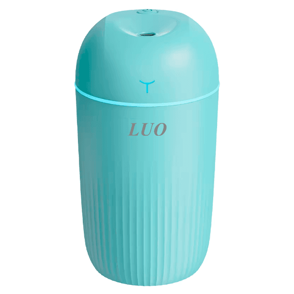 Mini Umidificador de Ar Luo Lu-5513 Luz Quente 420ml 1.5W Recarregável Verde