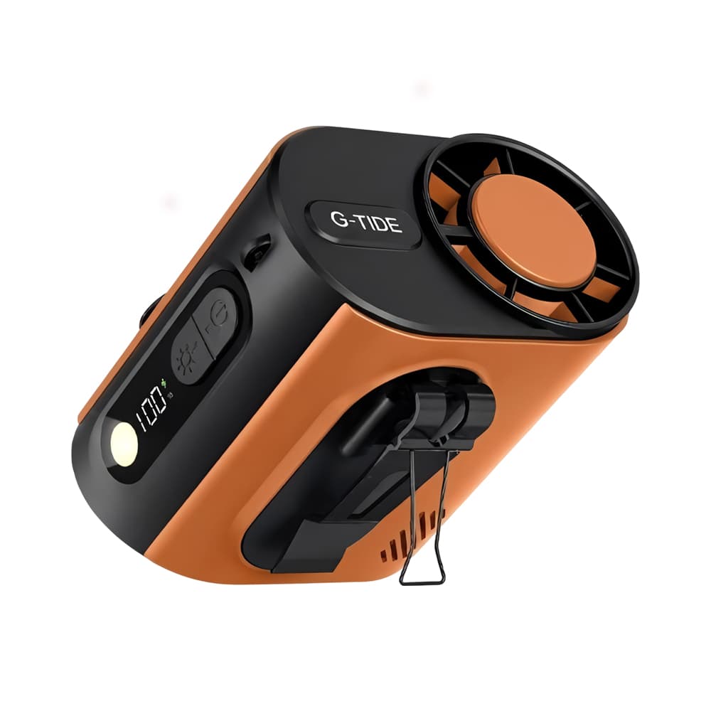 Mini Ventilador Portátil G-Tide Fw02 Laranja