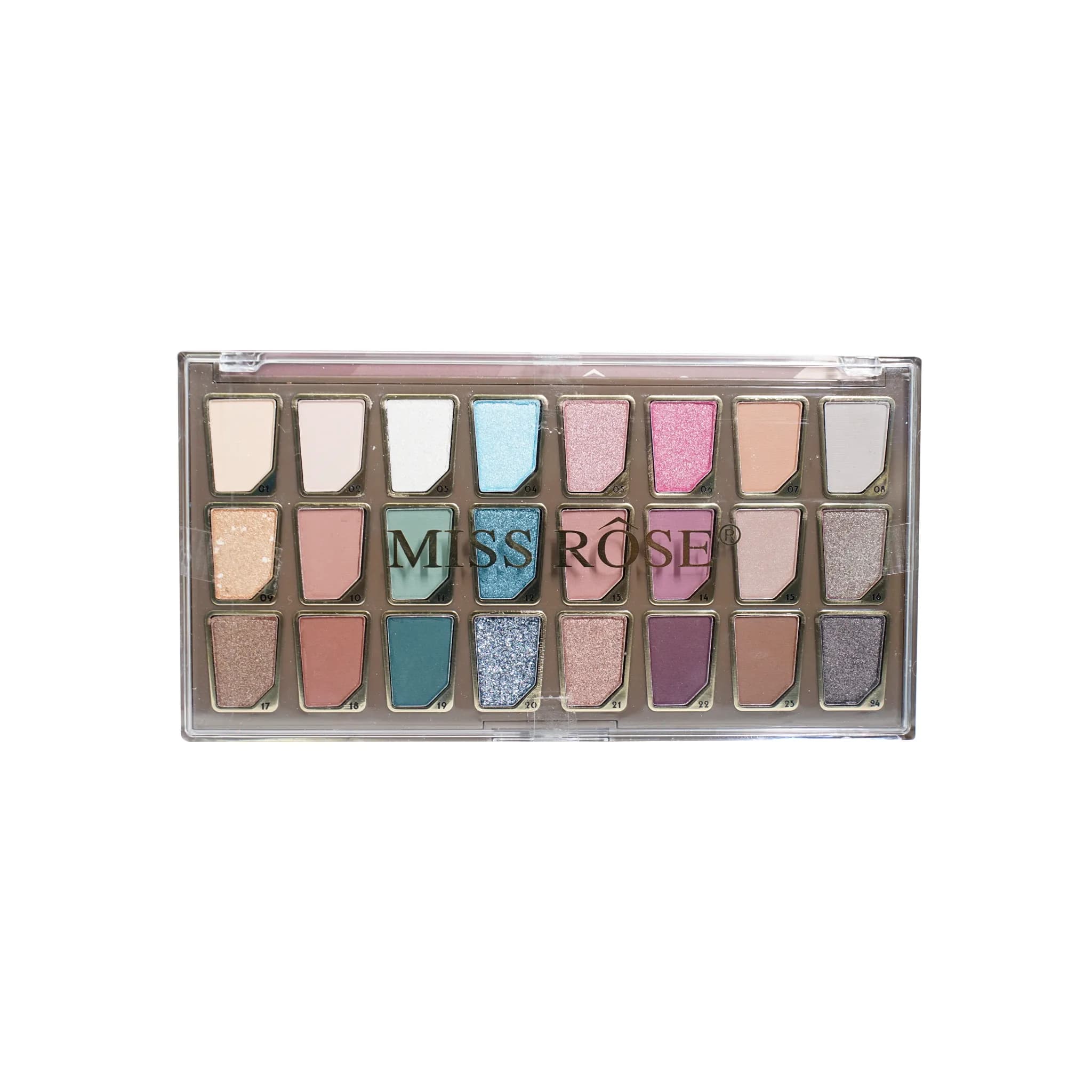 Paleta de Sombras Miss Rose 7001-026M3 24 Cores