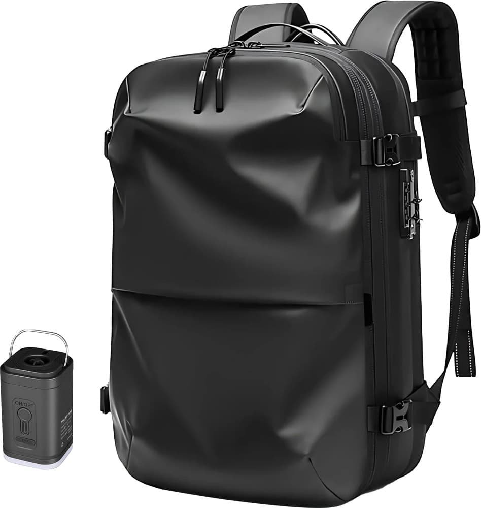 Mochila Resena B1 Rb3077 com Sistema Airback (Compressão A Vácuo) - Preto