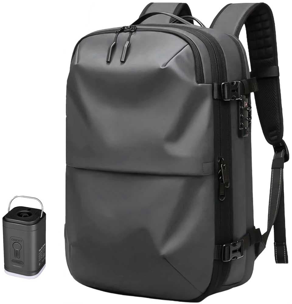 Mochila Resena B1 Rb3077 com Sistema Airback (Compressão A Vácuo) - Cinza