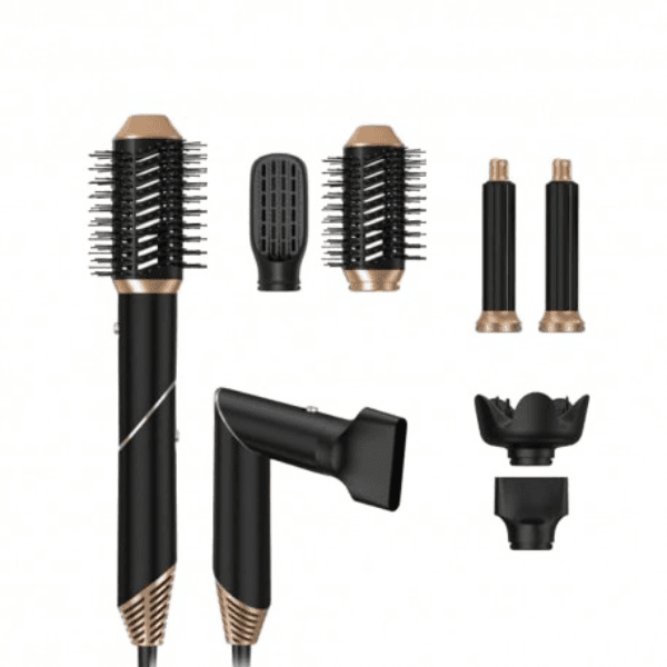 Modelador de Cachos Tucano TC-S61 / 5 Em 1 / 1200W / 220-240V ~ 50/60Hz - Preto/Dourado