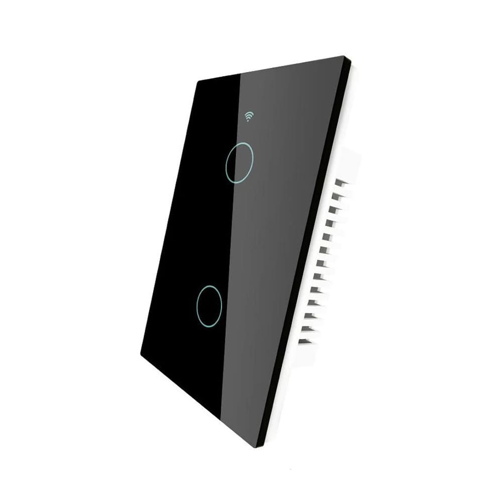 Interruptor Moes Ws-Us2-Rfb Wi-Fi Preto