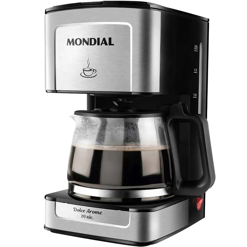 Cafeteira Mondial Dolce Aroma Inoxidable 20 Tazas 220V/60HZ