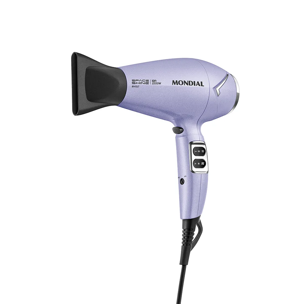 Secador Mondial Space Shine 2200W Bivolt Lilás