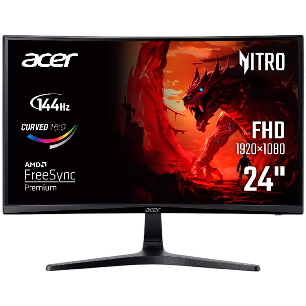 Monitor Curvo Acer ED240Q 24” FHD 144Hz