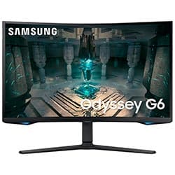 Monitor Gamer Samsung Odyssey G6 32" Qhd Curvo Va 240Hz / 1Ms - Preto