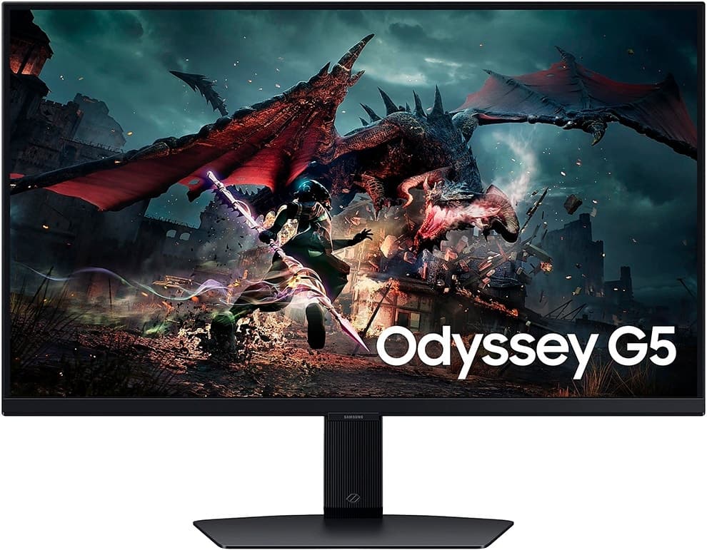Monitor Samsung Gaming 27" Odyssey G5 LS27DG500ENXZA 1ms/180Hz/QHD/HDMI/DP