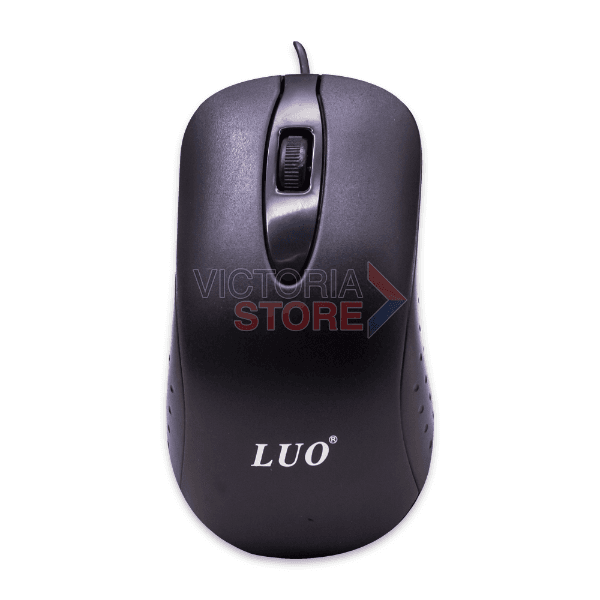 Mouse Bussines Optical Luo Lu-3048 Com Fio / 1000DPI / USB-A - Preto