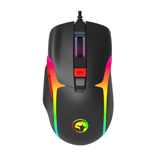 Mouse Gamer Marvo Scorpion M360 Com Fio 12800DPI RGB Preto