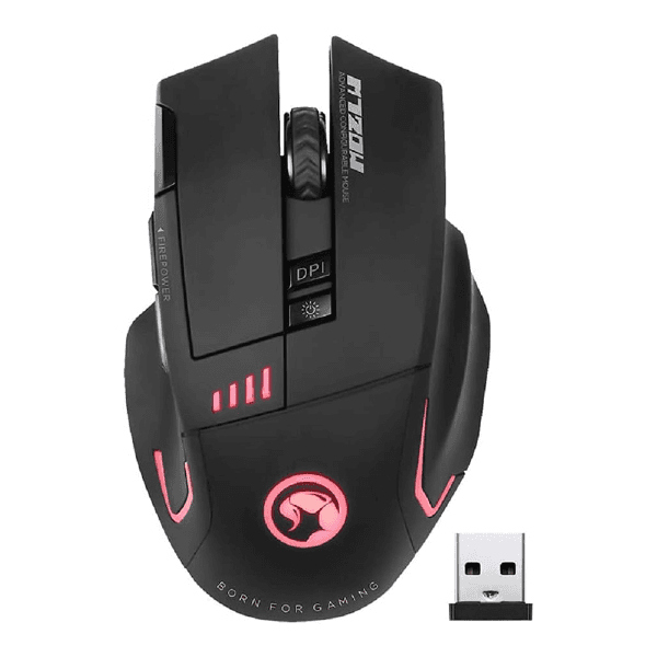 Mouse Gamer Marvo Scorpion M720W Sem Fio 4800Dpi Preto