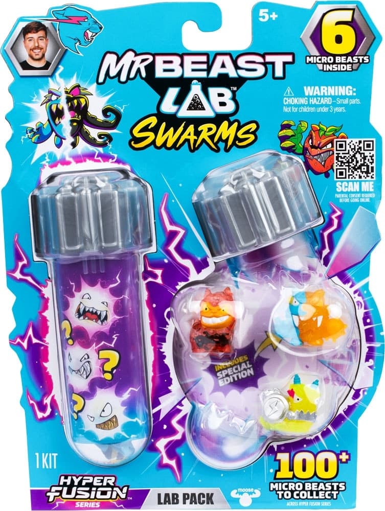 Brinquedo MrBeast Lab Swarms Lab Pack