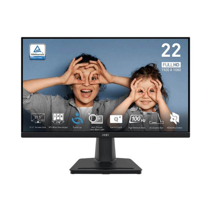 Monitor Gamer Msi Pro MP225 E12VL 22" FHD/120Hz/HDMI Preto