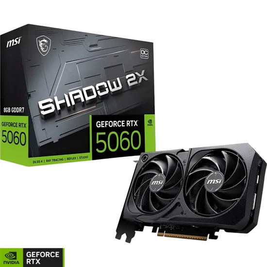 Msi Placa De Video 8GB GDDR7 912-V537-033 Geforce RTX5060 Ventus 2X Oc