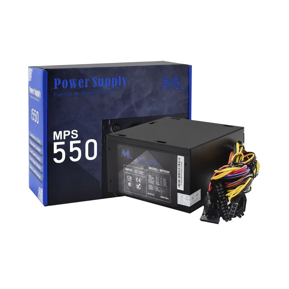 Fonte Mtek Mps-550 550W Atx Preto
