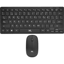 Teclado + Mouse Mtek Km-5515W Wireless Port Negro