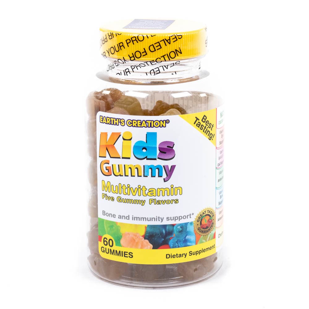 Gomas Mastigáveis Multivitamínicas Earth's Creation Kids 60