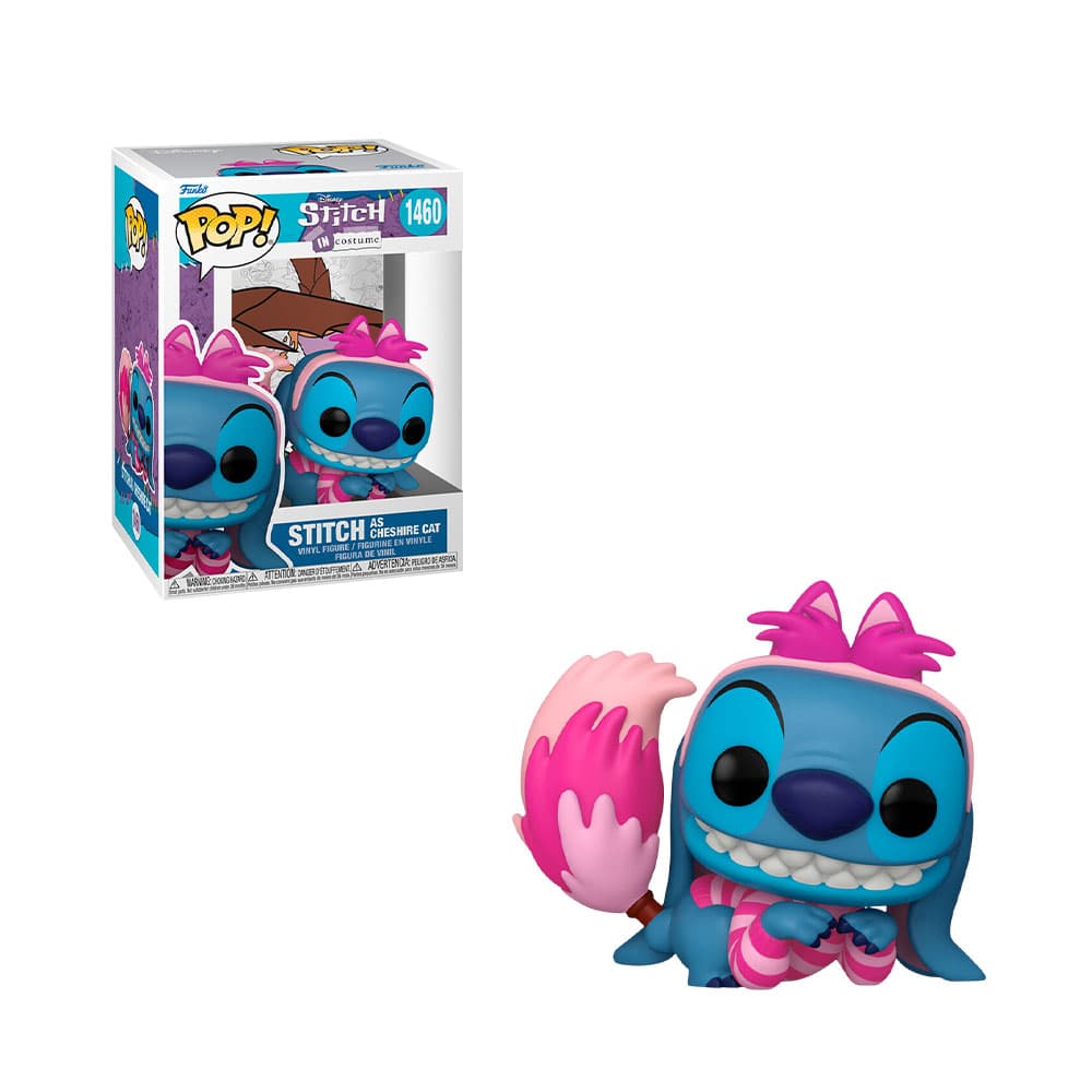 Boneco Funko Pop Disney Stitch Como Gato de Cheshire 1460