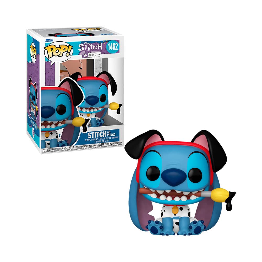 Boneco Funko Pop Disney Stitch Como Pongo 1462