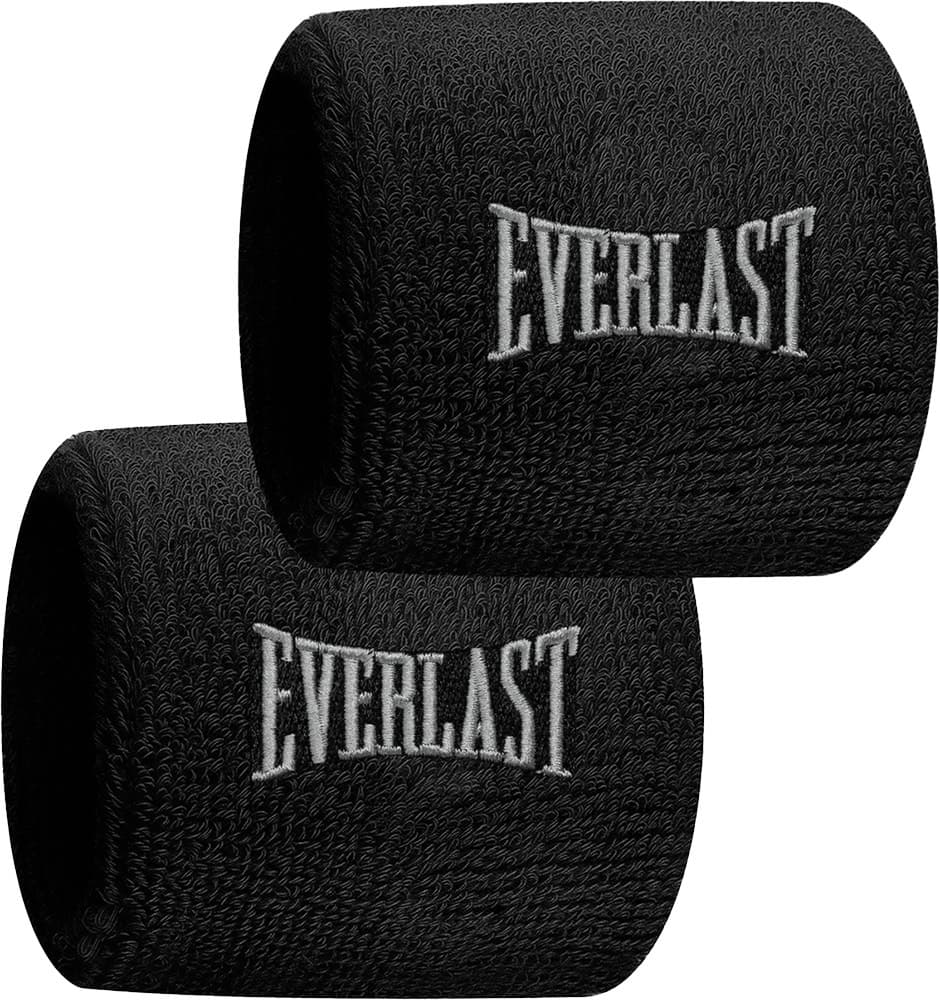 Munhequeira Everlast 4 EVWB4F401 - Preto (2 Unidades)