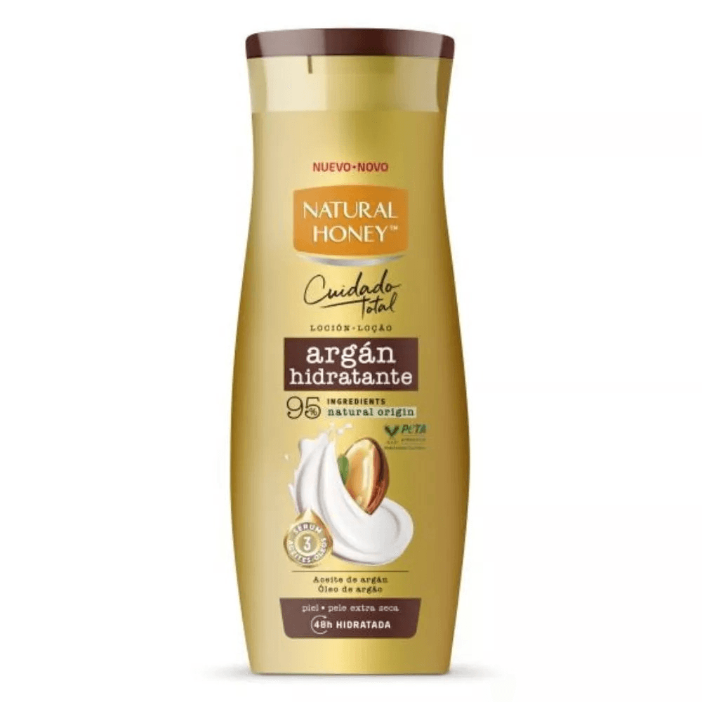 Natural Honey Creme Corporal Argan Elixir 400ml