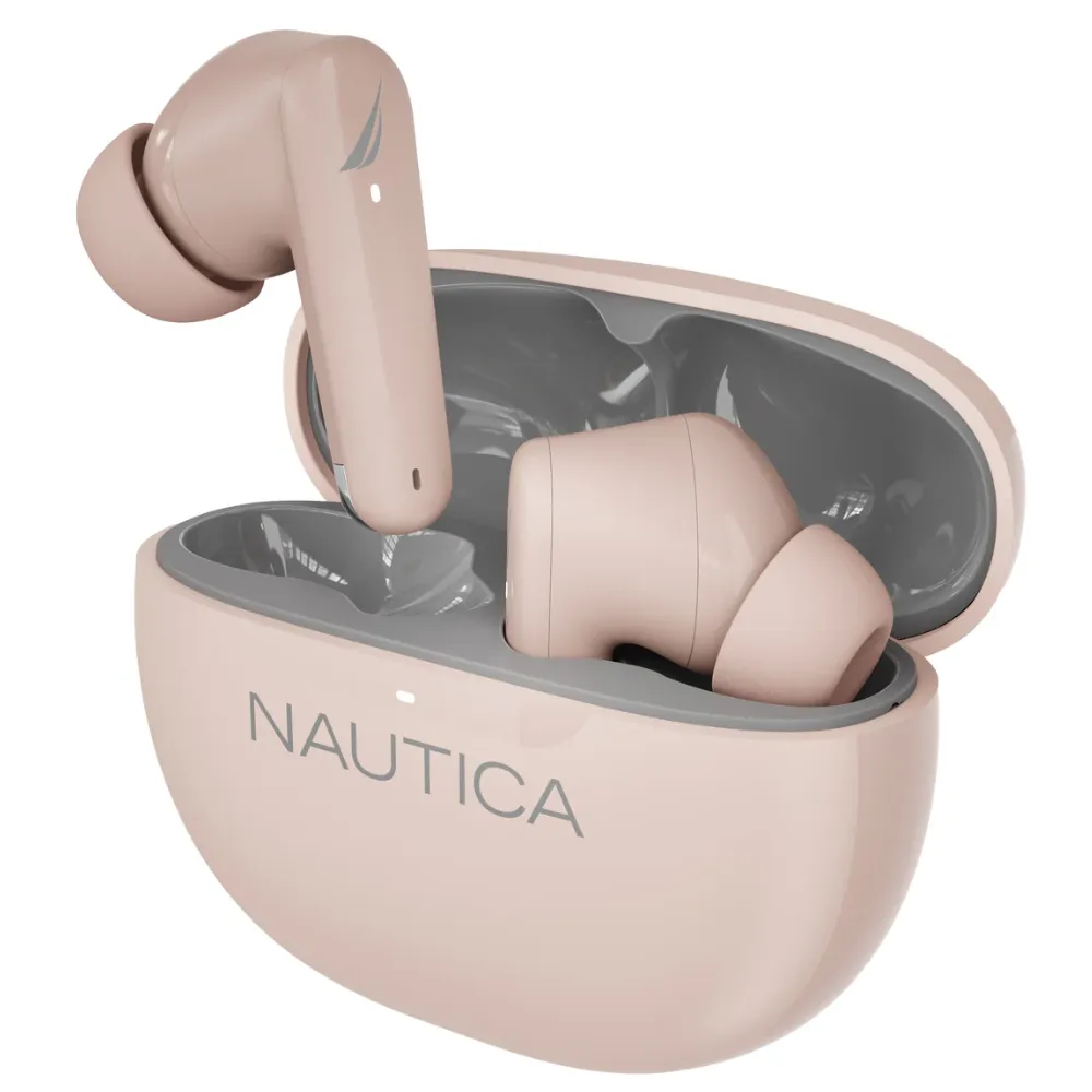 Fones de Ouvido Nautica T200+ Earbuds Tws Bluetooth Gray Nude