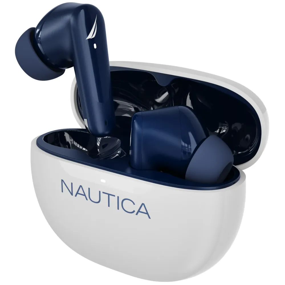 Fones de Ouvido Nautica T200+ Earbuds Tws White Navy