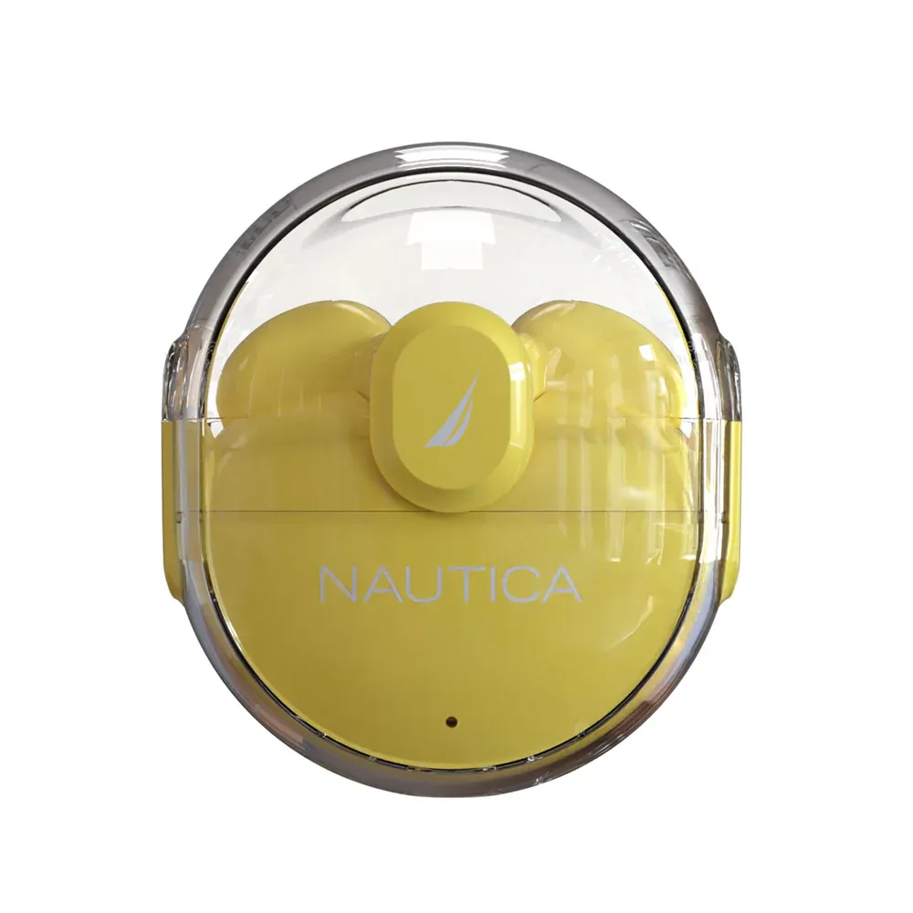 Fones de Ouvido Nautica T320 Earbuds Tws Bluetooth Yellow