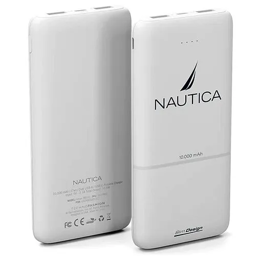 Power Bank Nautica Pb210 Urban 10000 Mah White