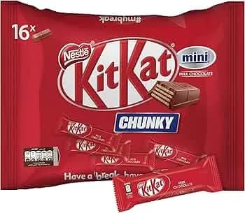 Chocolate Bag Mini Nestle KitKat X15 250GR