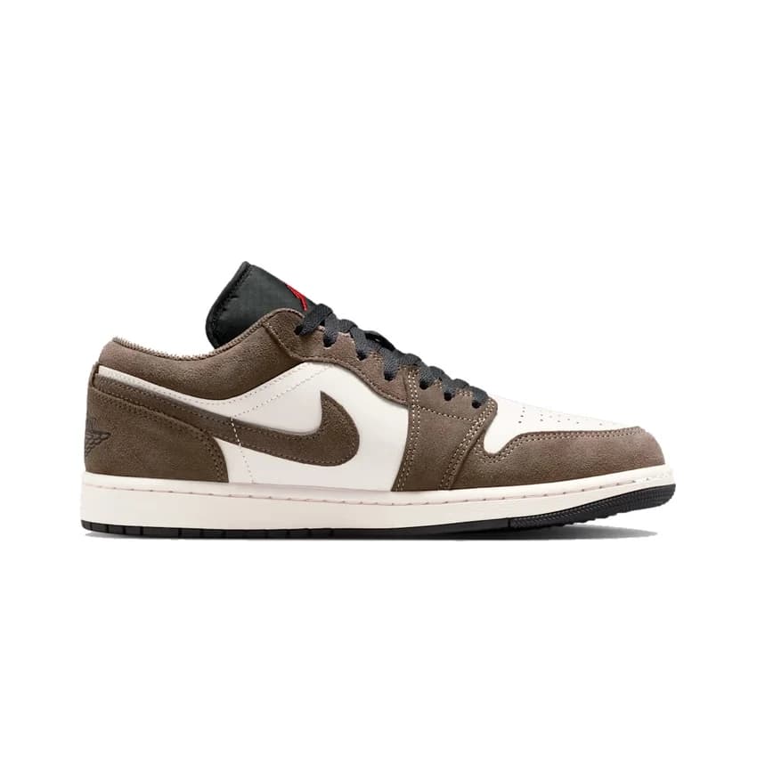 Nike Calzado Masc Jordan 1 Low 553558200 (9 Us) Marron/blanco